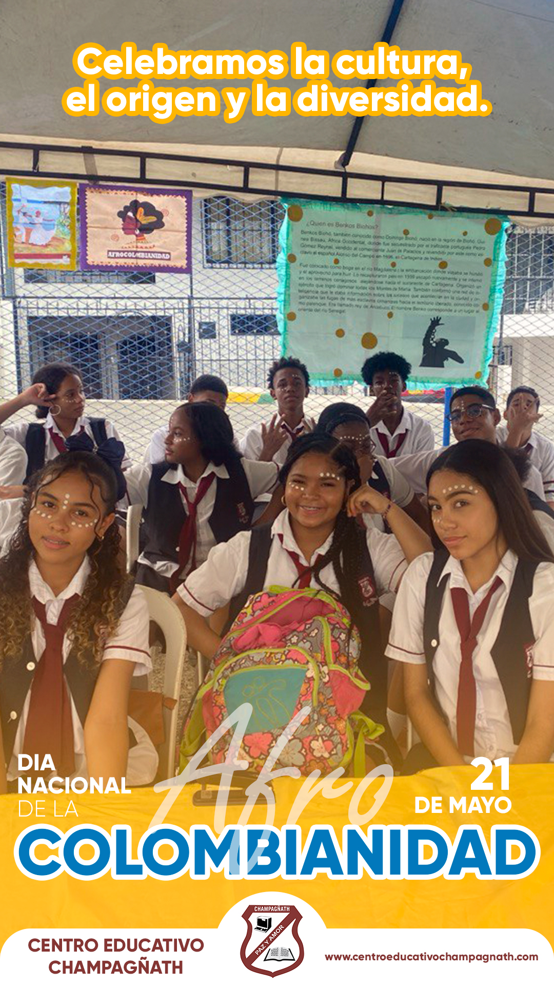 Día de la Afrocolombianidad en el Centro Educativo Champagñath: Celebración de la diversidad cultural