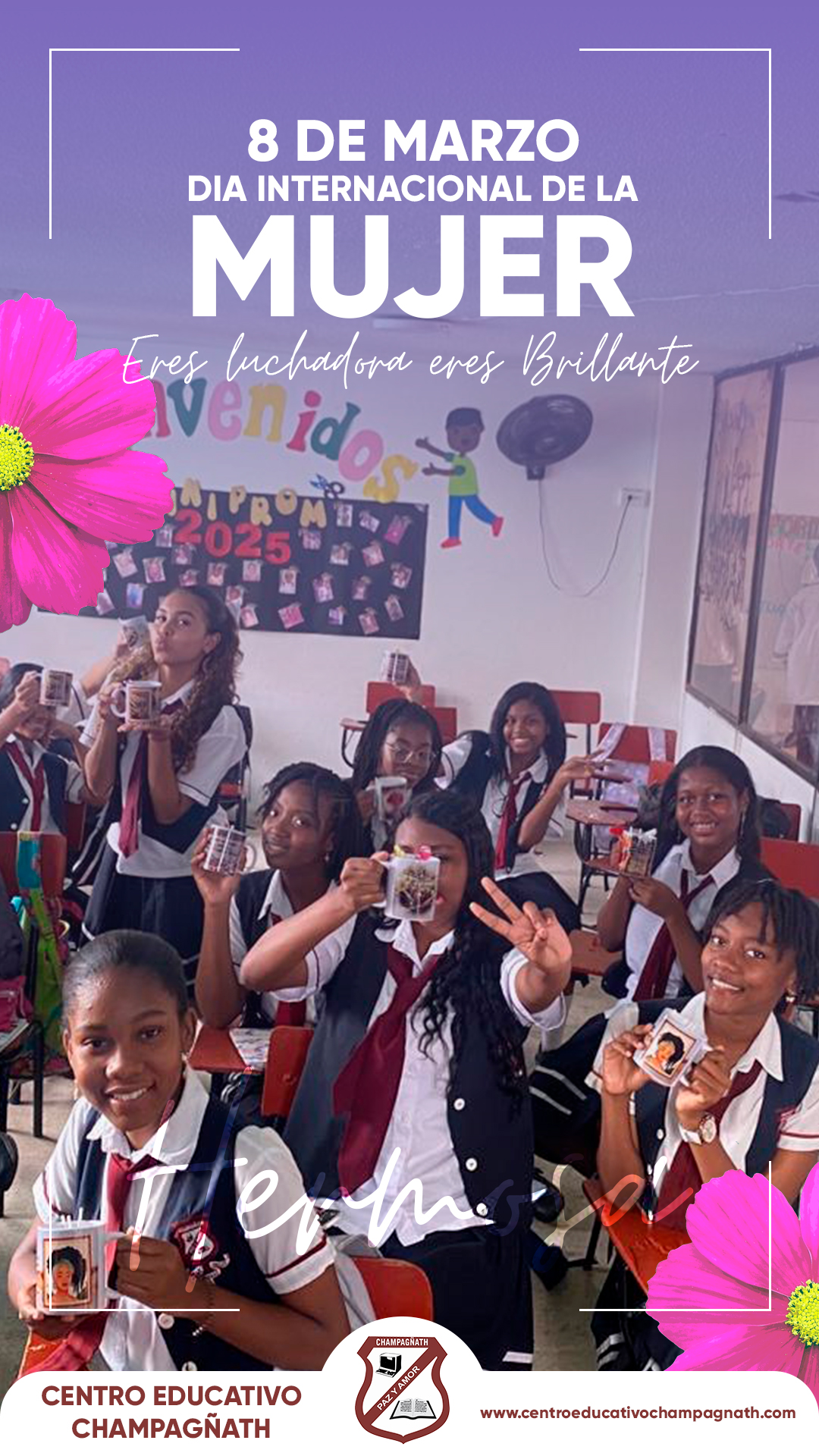 Celebración del Día de la Mujer Centro Educativo Champagñath